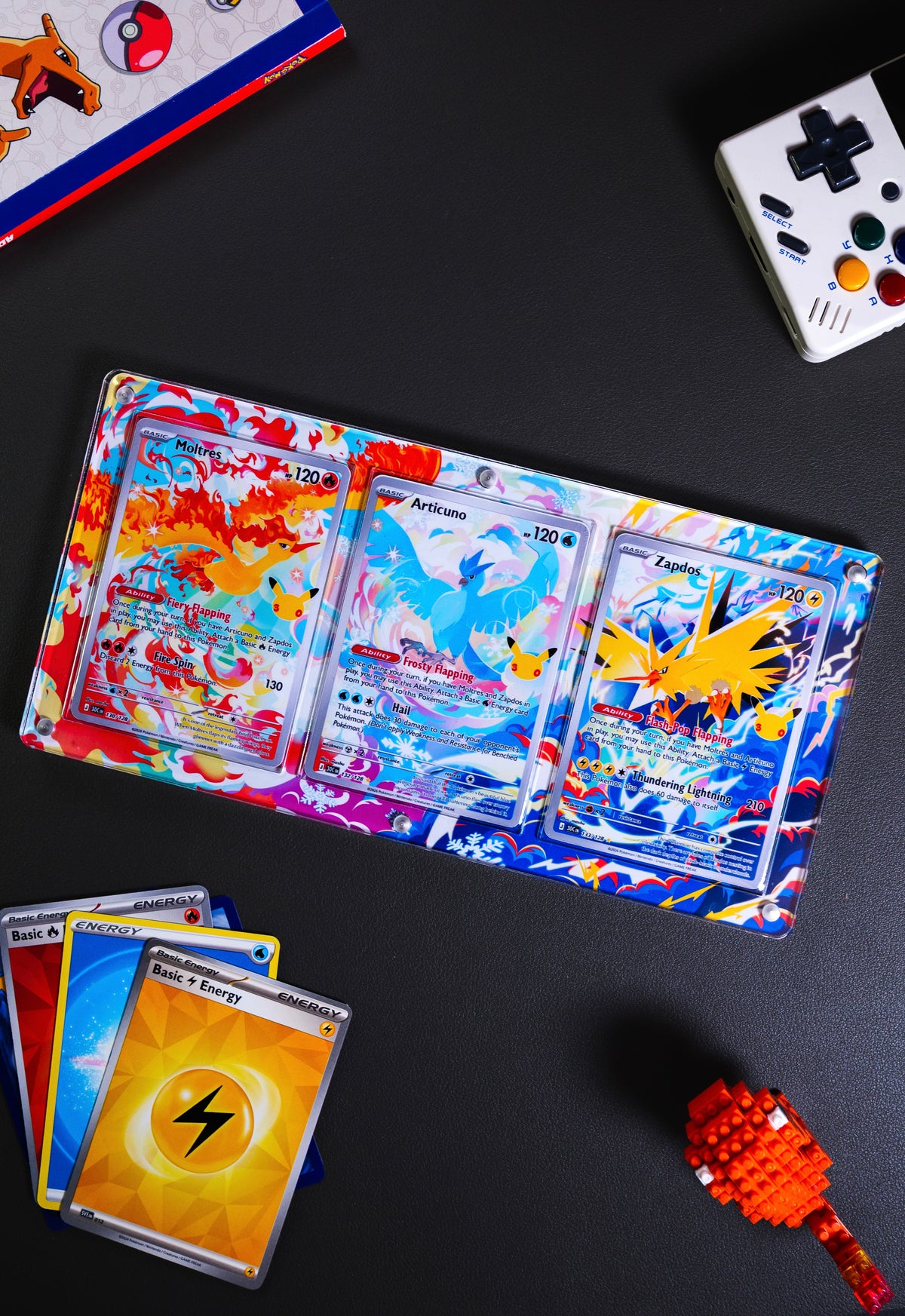 Moltres Articuno Zapdos 30th Celebration | Extended Art Display Case