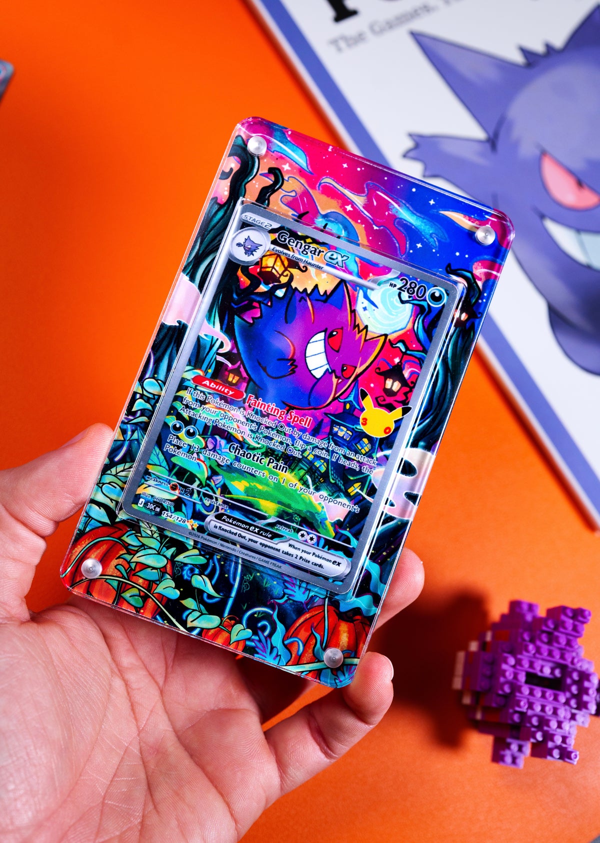 Gengar ex 30th Celebration SIR Extended Art Display Case for Pokemon