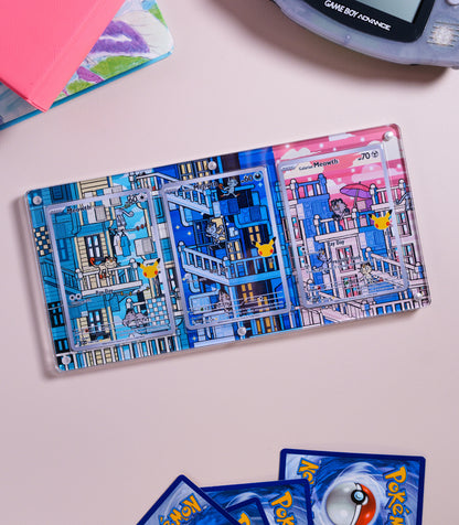 Meowth Alolan Galarian 30th Celebration | Extended Art Display Case
