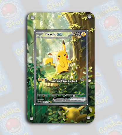 Pikachu ex SAR #276 | Extended Art Display Case for Pokemon Ascended Heroes