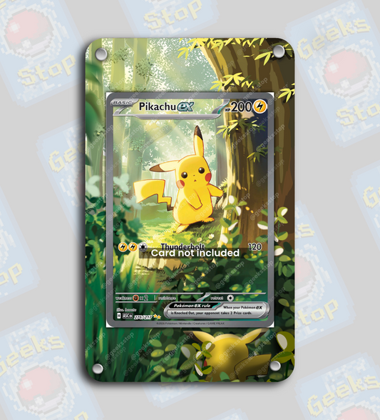 Pikachu ex SAR #276 | Extended Art Display Case for Pokemon Ascended Heroes