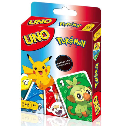 UNO Pokemon & Anime Board Game Cards