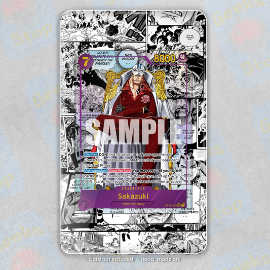 Sakazuki Manga OP16 | Extended Art Display Case for One Piece Card