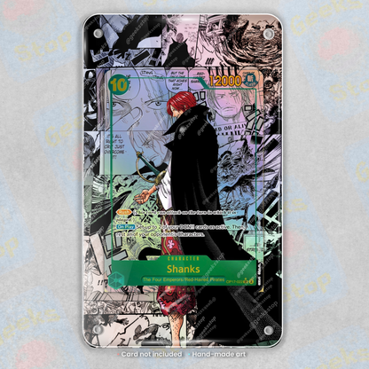Shanks Manga OP17 | Extended Art Display Case for One Piece Card
