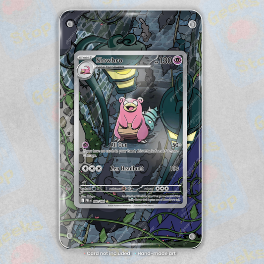 Slowbro IR | Extended Art Display Case for Pokemon Card