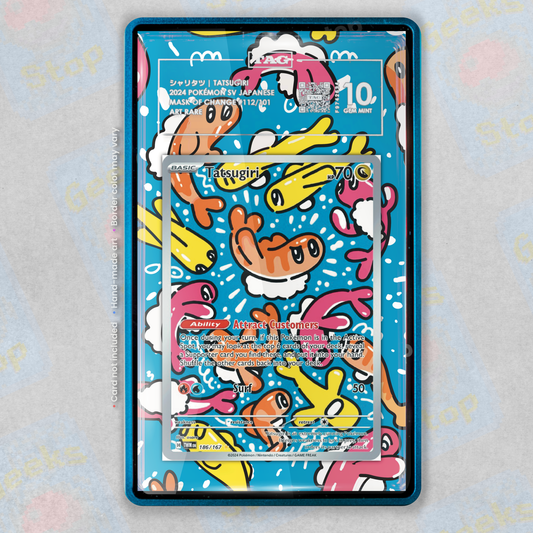 Tatsugiri IR | PSA TAG Beckett Pokemon Slab Extended Art Display