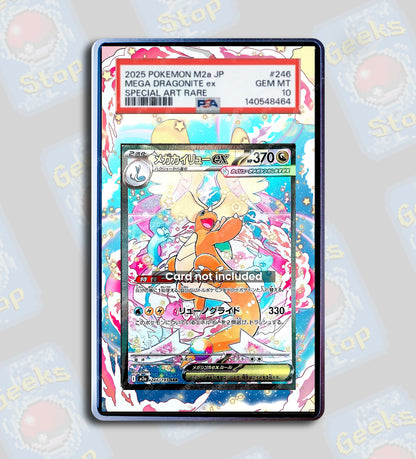 Mega Dragonite ex SAR PSA TAG Beckett | Extended Art Display Case for Graded Pokemon Card