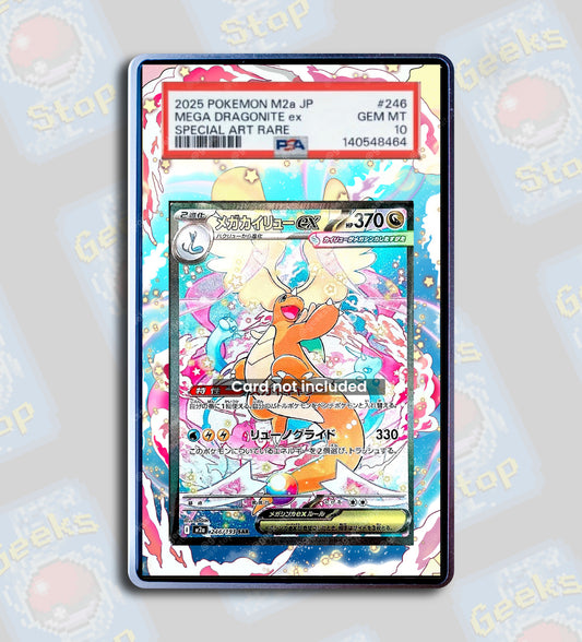 Mega Dragonite ex SAR PSA TAG Beckett | Extended Art Display Case for Graded Pokemon Card