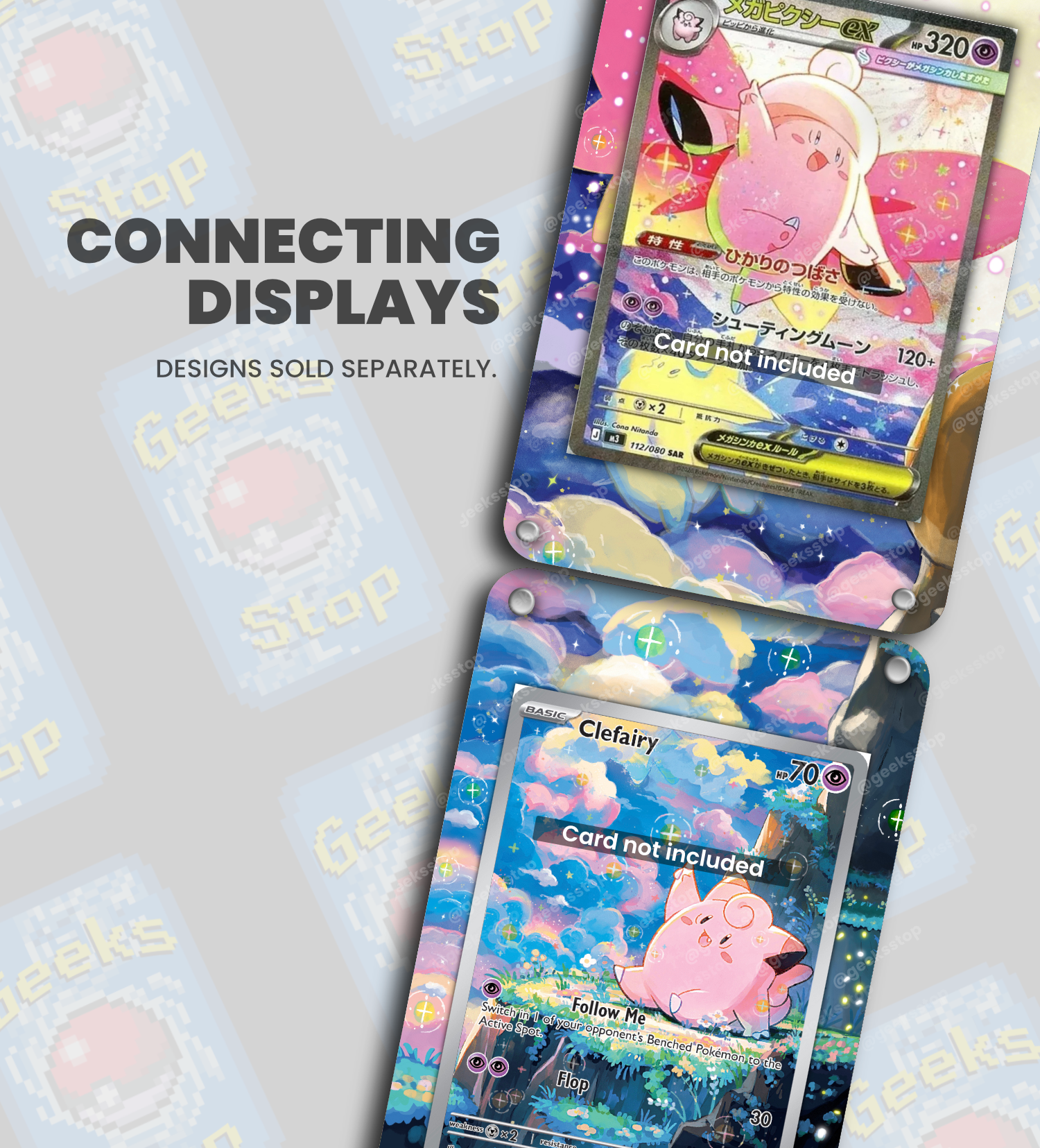 Mega Clefable ex SAR | Extended Art Display Case for Pokemon