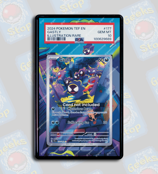 Gastly AR PSA TAG Beckett | Display Case Extended Art for Pokemon Card