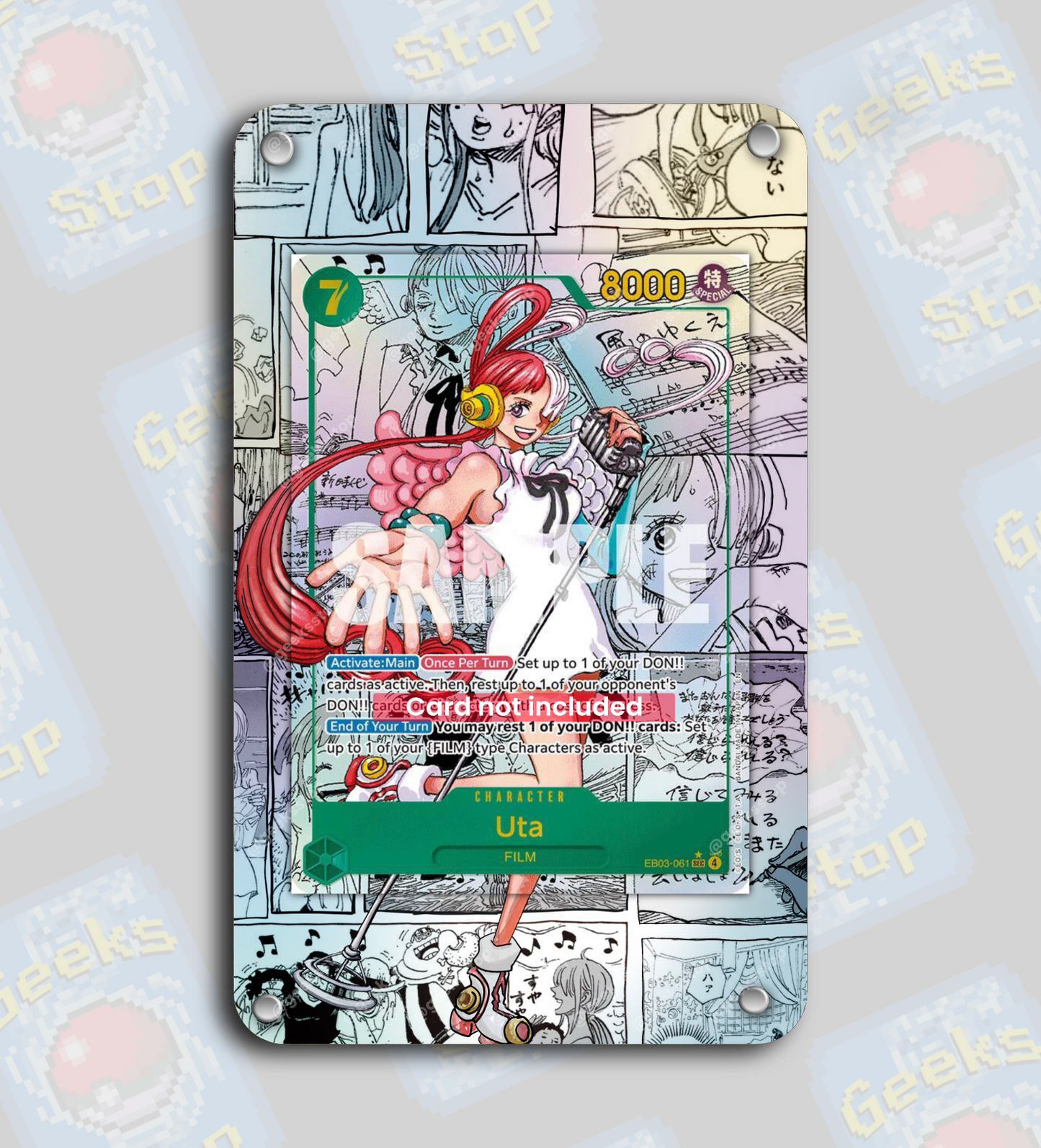 Uta EB03 Manga | Extended Art Display Case for One Piece Card