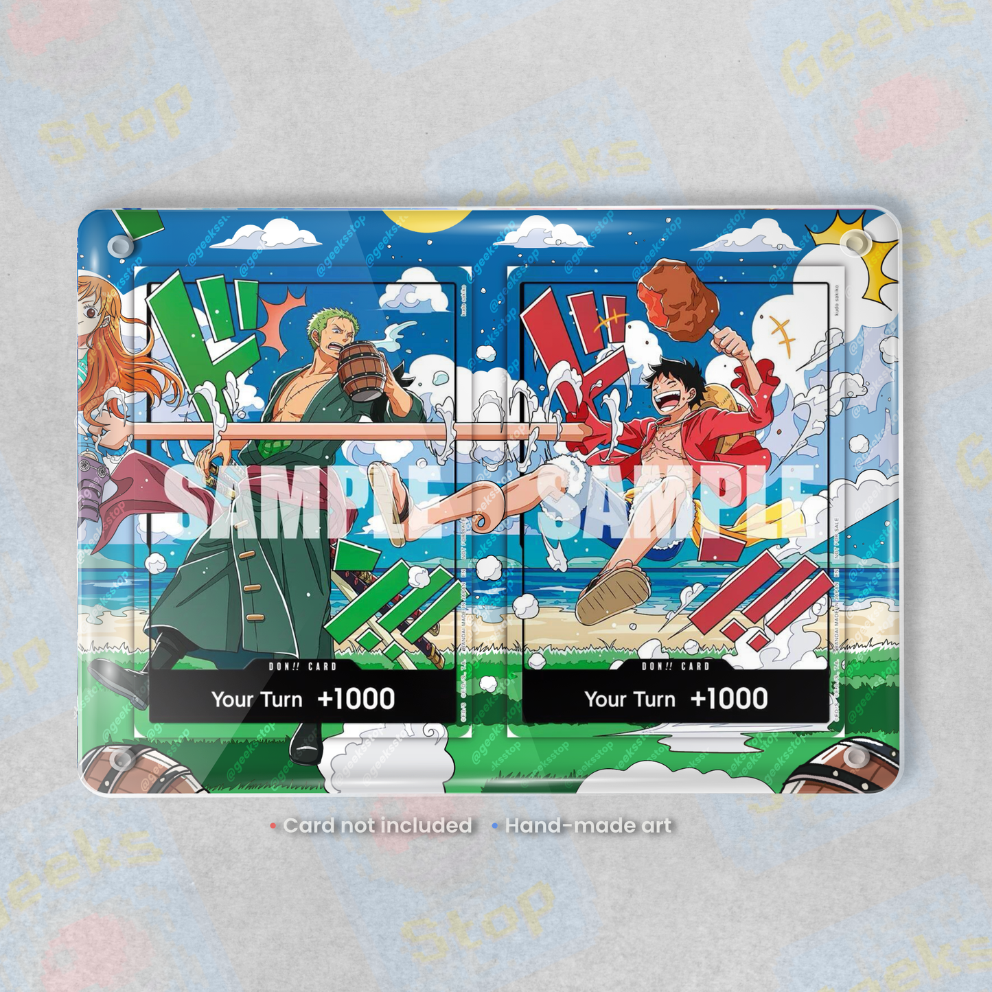 Luffy Zoro DON OP17 Release Event | Extended Art Display Case for One Piece