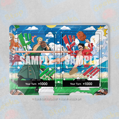Luffy Zoro DON OP17 Release Event | Extended Art Display Case for One Piece