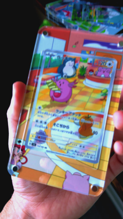 Chancey Illustration Rare | Card Display Case Extended Art for Pokemon Card