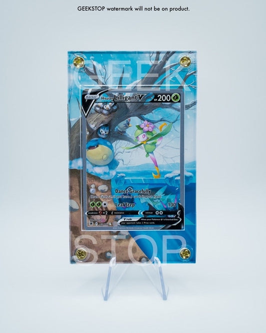 Hisuian Lilligant V | Card Display Case Extended Art for Pokemon Card