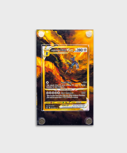 Dialga VSTAR Alt Art | Card Display Case Extended Art for Pokemon Card