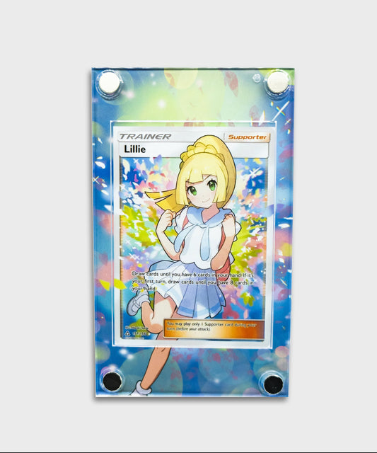Lillie FA Trainer 151/156 | Card Display Case Extended Art for Pokemon Card