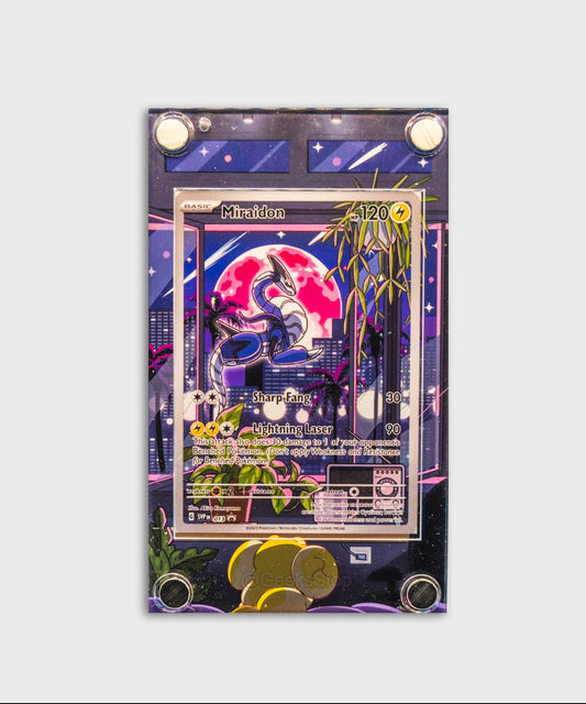 Miraidon Promo | Card Display Case Extended Art for Pokemon Card