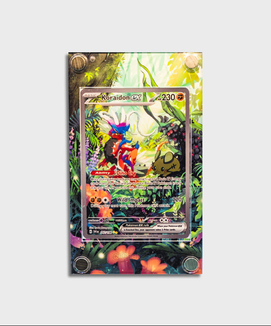 Koraidon ex Alt Art | Card Display Case Extended Art for Pokemon Card