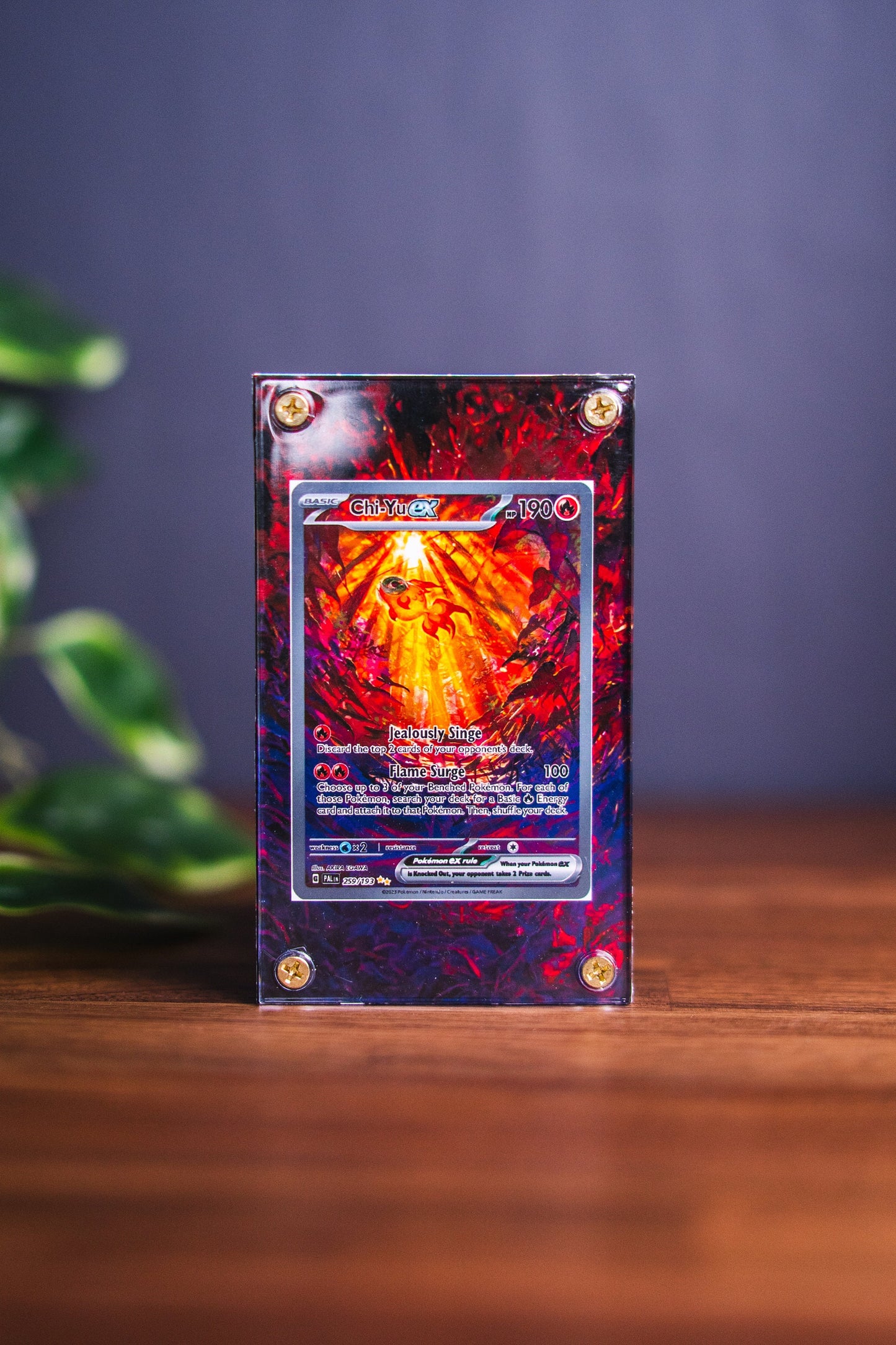 Chi-Yu ex Special Illustration | Card Display Case Extended Art for Pokemon Card