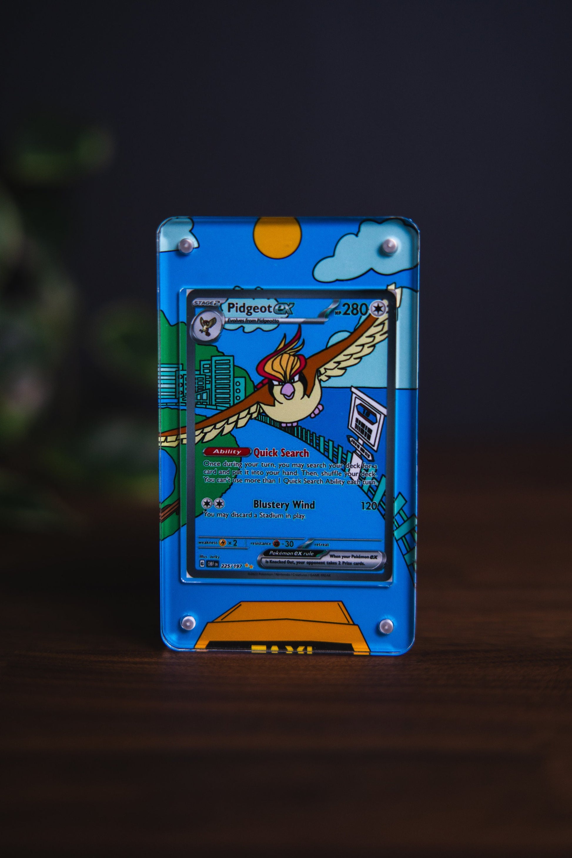 Pidgeot SIR | Card Display Case Extended Art for Pokemon Card