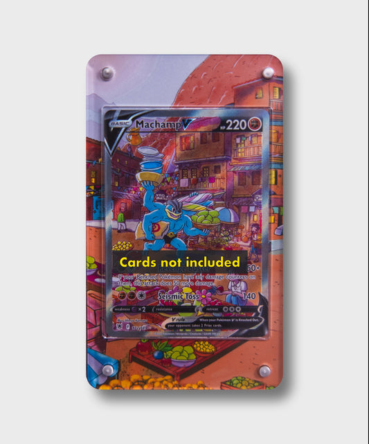 Machamp V Alternate Art | Card Display Case Extended Art for Pokemon Card