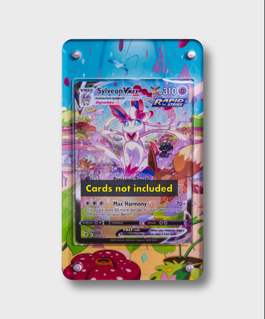 Sylveon VMAX Alternate Art Extended Custom Pokemon Card Display Case