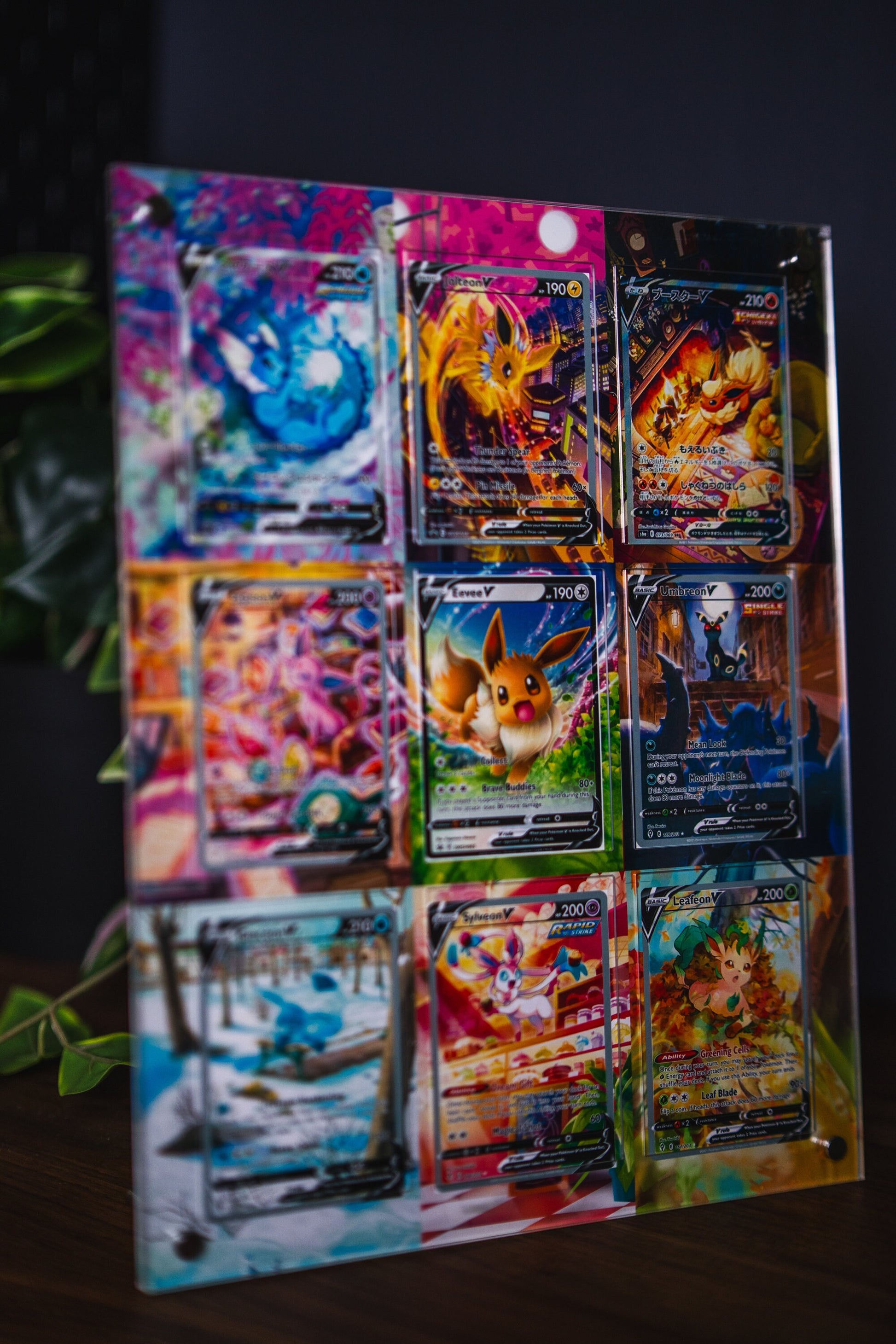 Eeveelutions V | Card Display Case Extended Art for Pokemon Card