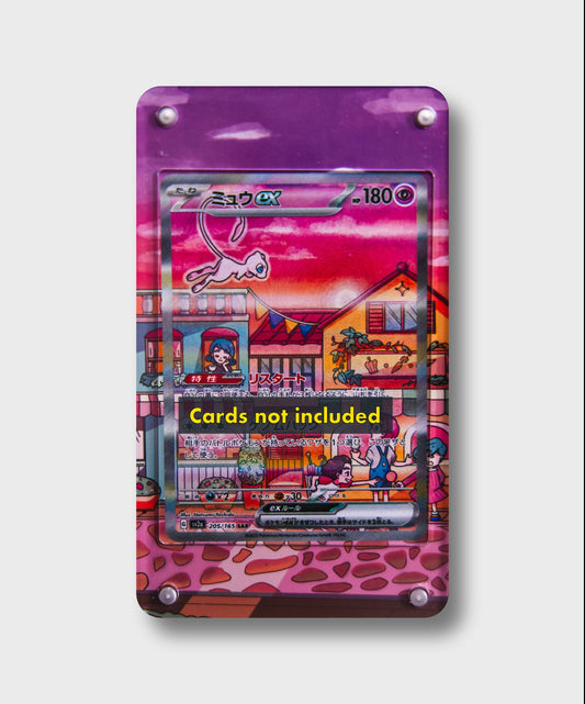 Mew ex Art Rare | Card Display Case Extended Art for Pokemon Card