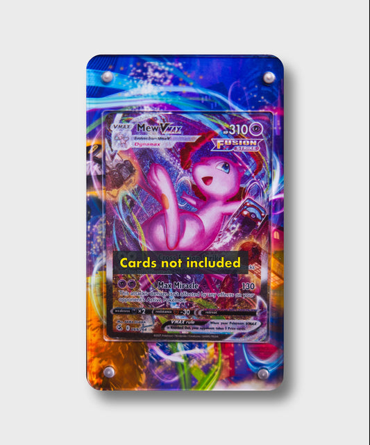 Mew VMAX Alternate Art | Card Display Case Extended Art for Pokemon Card