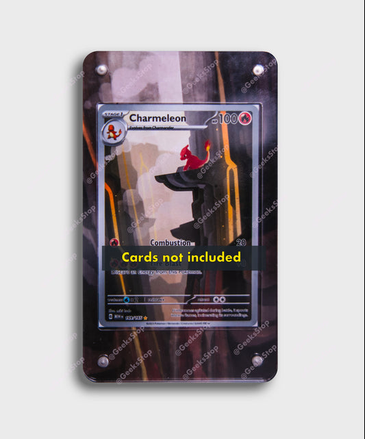 Charmeleon 151 IR | Card Display Case Extended Art for Pokemon Card