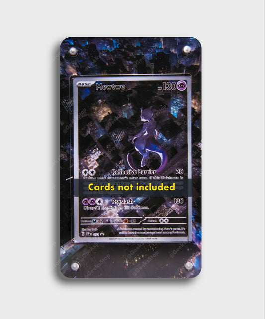 Mewtwo 151 Promo | Card Display Case Extended Art for Pokemon Card