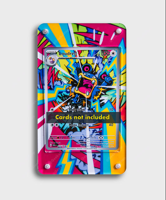 Loudred IR | Card Display Case Extended Art for Pokemon Card