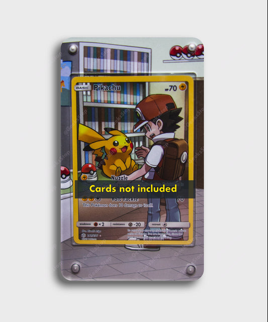 Pikachu TG Character Rare | Card Display Case Extended Art for Pokemon Card