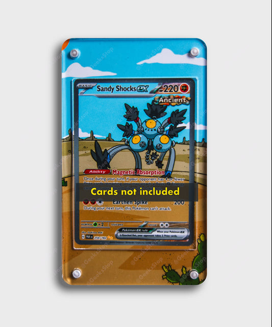 Sandy Shocks ex SIR | Card Display Case Extended Art for Pokemon Card