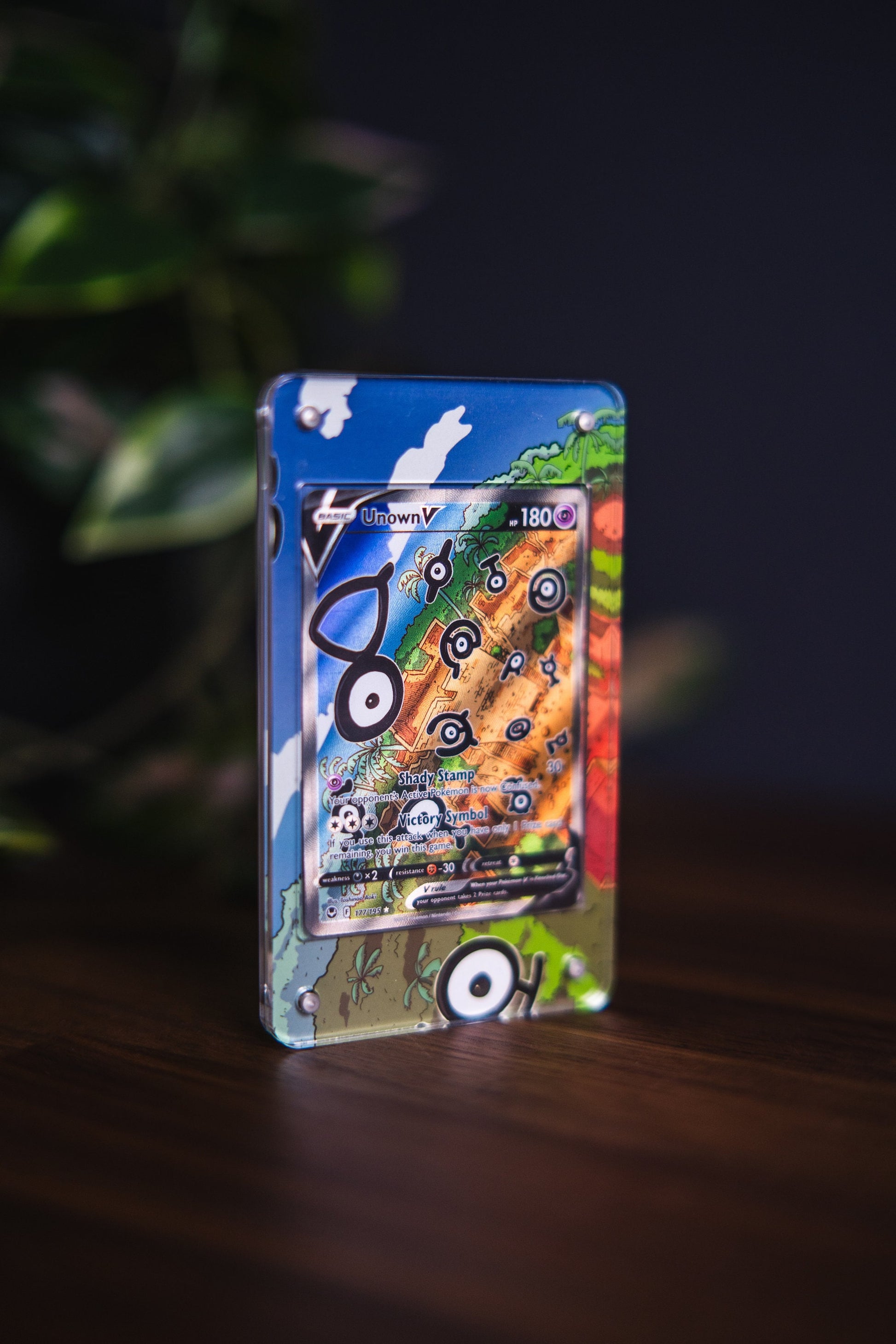 Unown V Alt Art | Card Display Case Extended Art for Pokemon Card